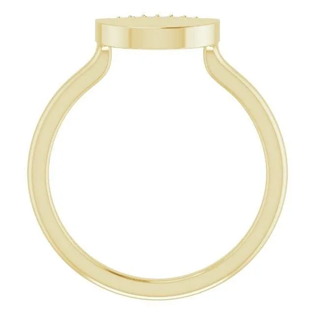 14K White .03 CTW Diamond Stackable Geometric Ring Regard Jewelry Austin, Texas