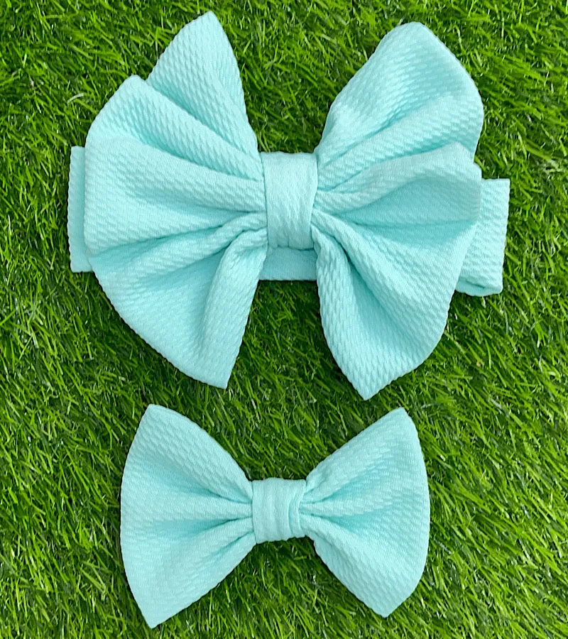 BABY HEADBAND AND HAIR BOW. 10pcs/$8.50 HB-BABY-1