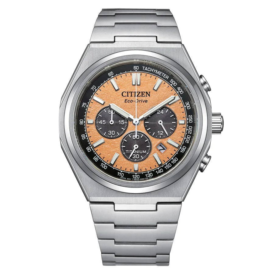 Forza Chrono Titanium/Orange 42MM Watch