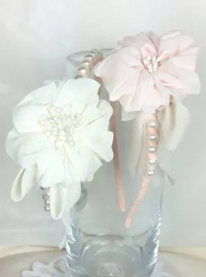 Headband - Floral Pearl