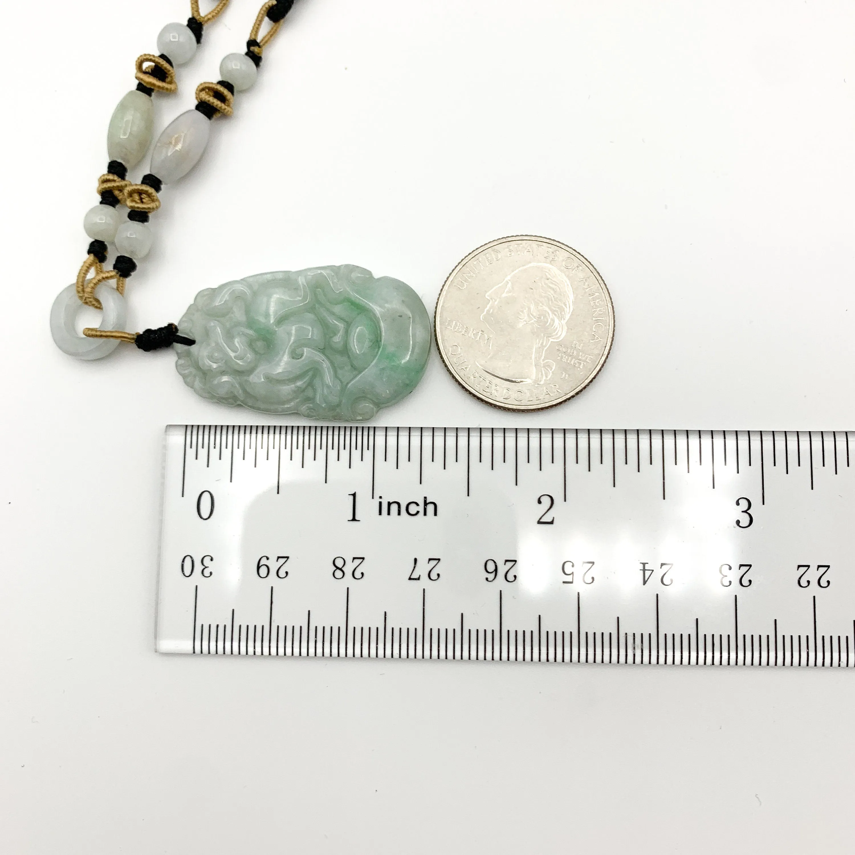 Jadeite Jade Dog Chinese Zodiac Hand Carved Red Pendant Necklace, YW-0110-1647036258