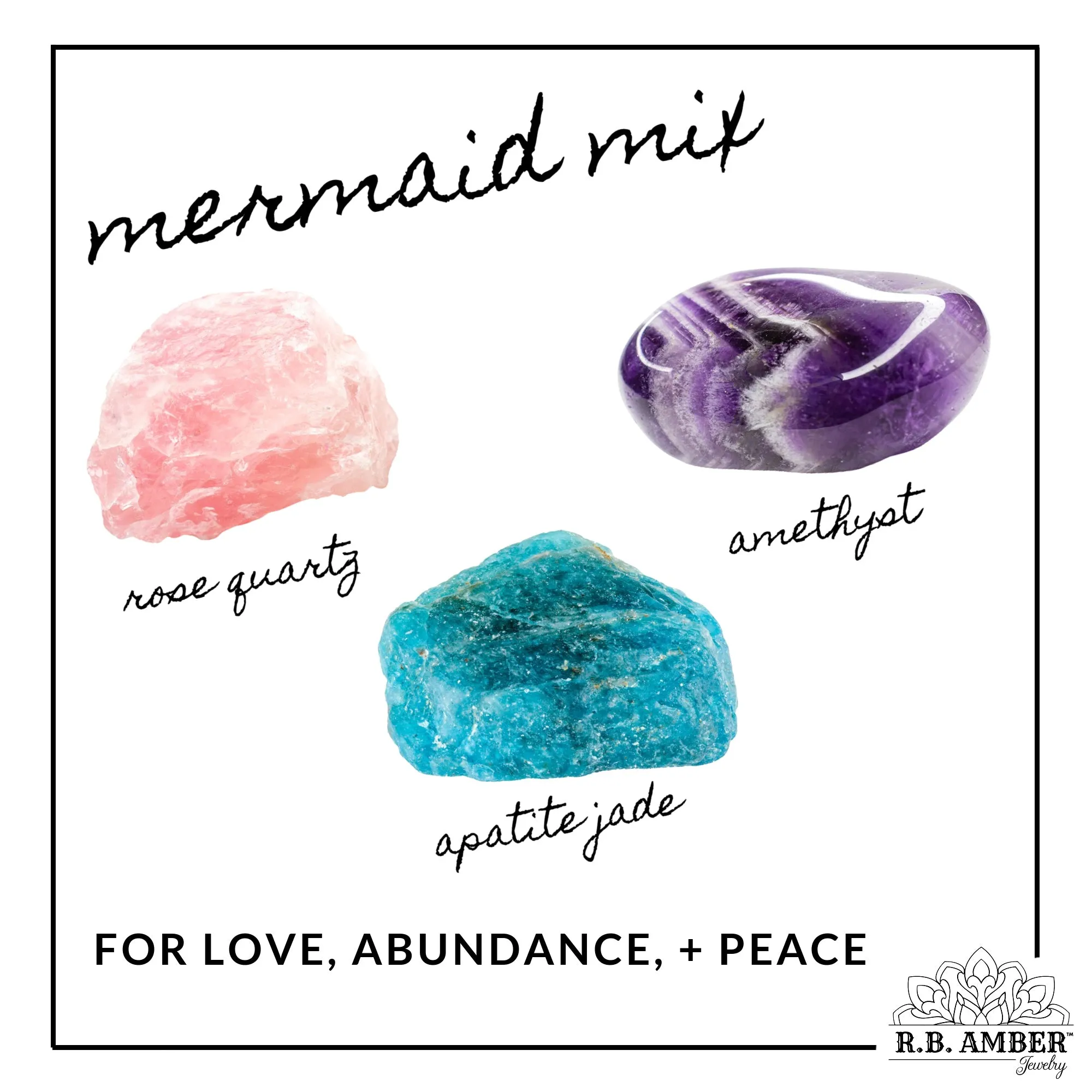 Kids | Mermaid Mix   Cognac Amber Bracelet