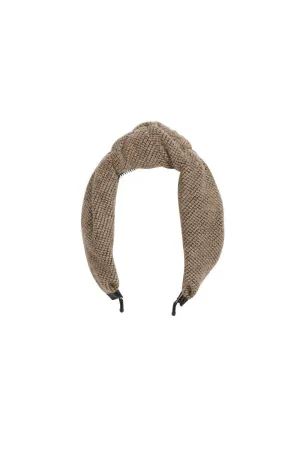 Knot Headband - Sand Wool