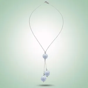 Lavender 'Y' Necklace