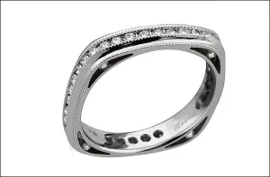 M. Women's Eternity Band #4667d-d-fl-L