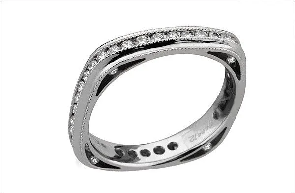 M. Women's Eternity Band #4667d-d-fl-L