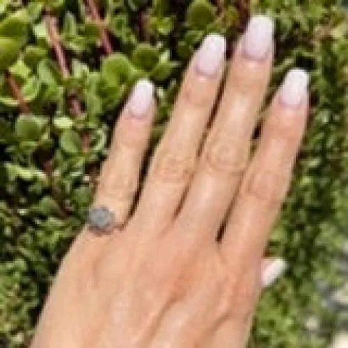 Platinum Round Brilliant Diamond Rose Cut Diamond Ring at Regard Jewelry in Austin, Texas
