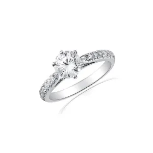 Ron Rosen French Cut Diamond Engagement Ring, Regard Jewelry, Austin Texas