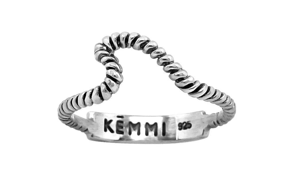 Silver Wave Ring