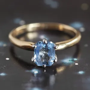 Vintage 14k Gold Natural Ceylon Sapphire Ring